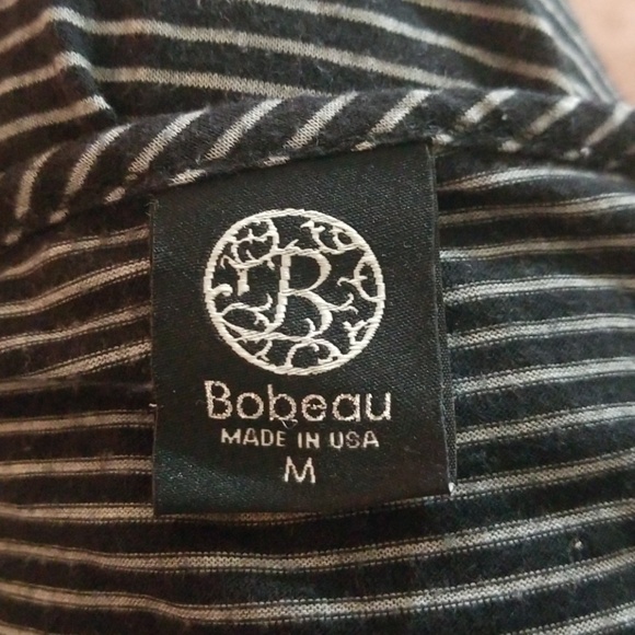 BOBEAU STRIPED SHORT SLEEVES TOP💥 - Picture 7 of 10